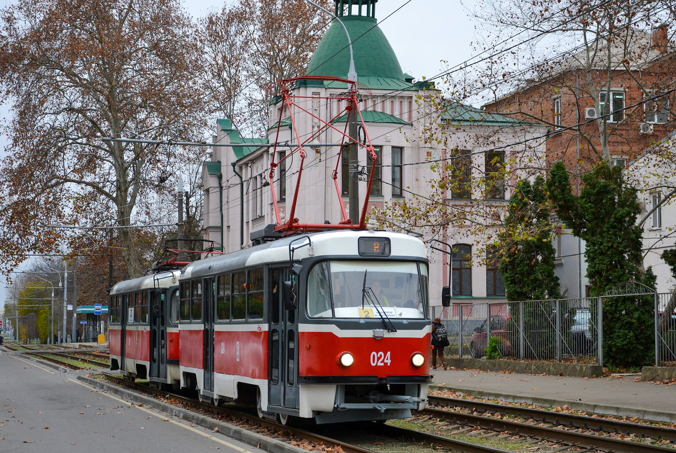 Краснодар, Tatra T3SU КВР ТРЗ № 024