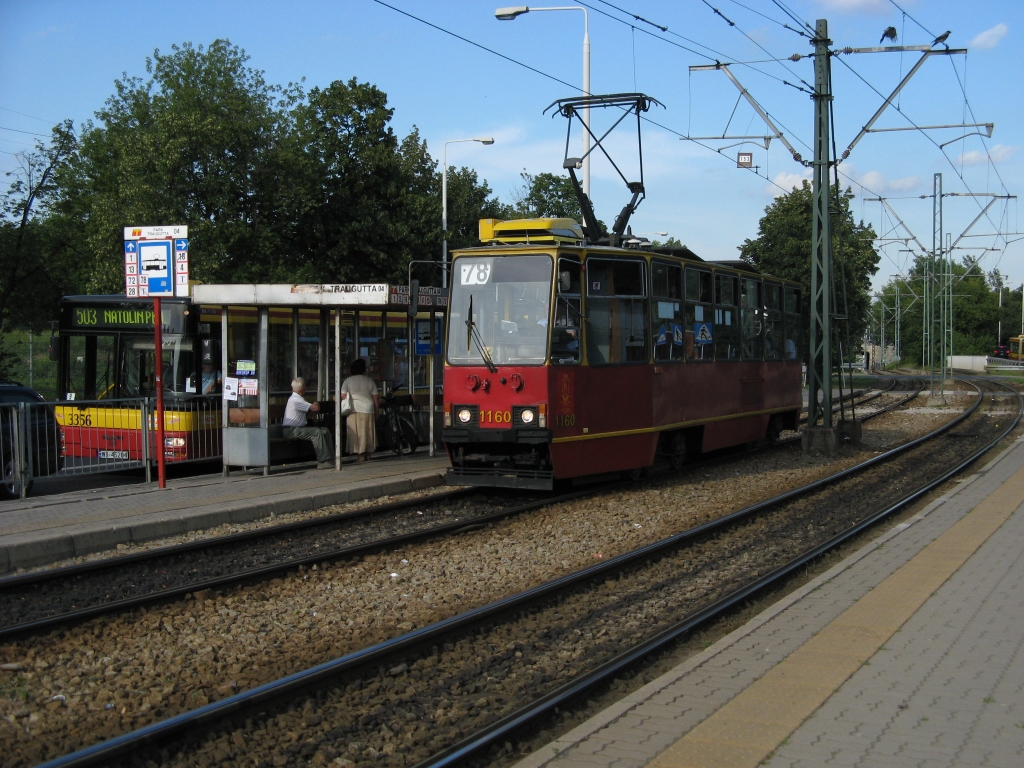 Варшава, Konstal 105Na № 1160