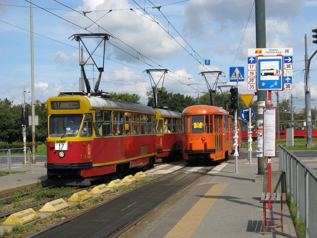 Варшава, Konstal 13N № 739; Варшава, Konstal 13N № 809