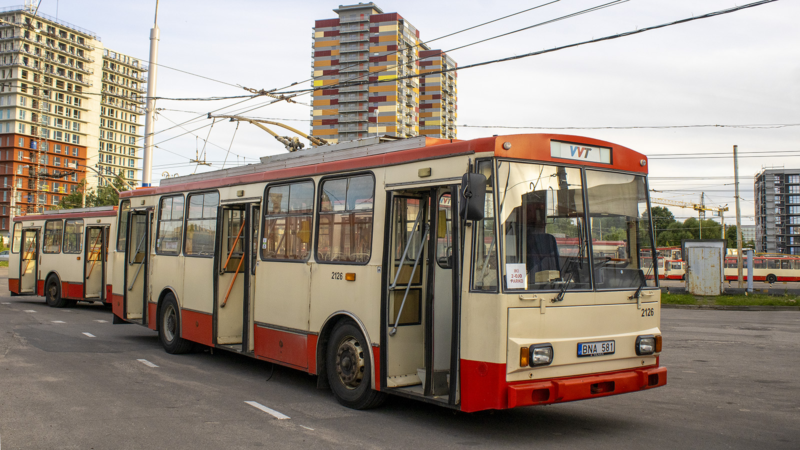 Вильнюс, Škoda 14Tr11/6 № 2126