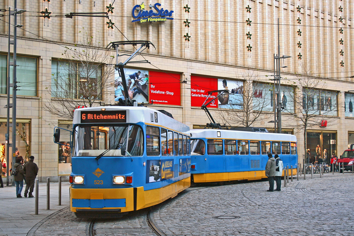 Хемниц, Tatra T3DM № 523