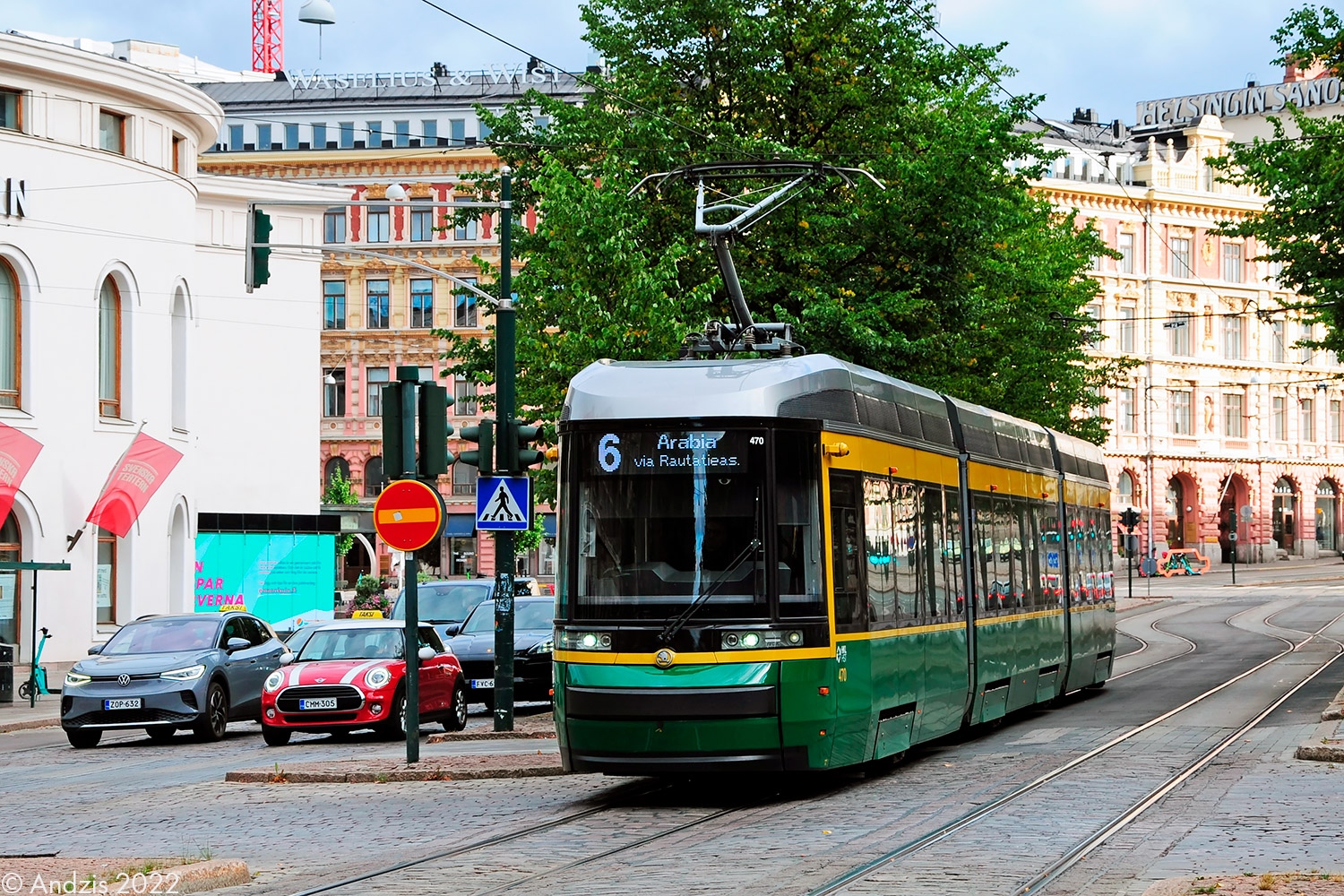 Хельсинки — Эспоо, Škoda ForCity Smart Artic MLNRV3 № 470
