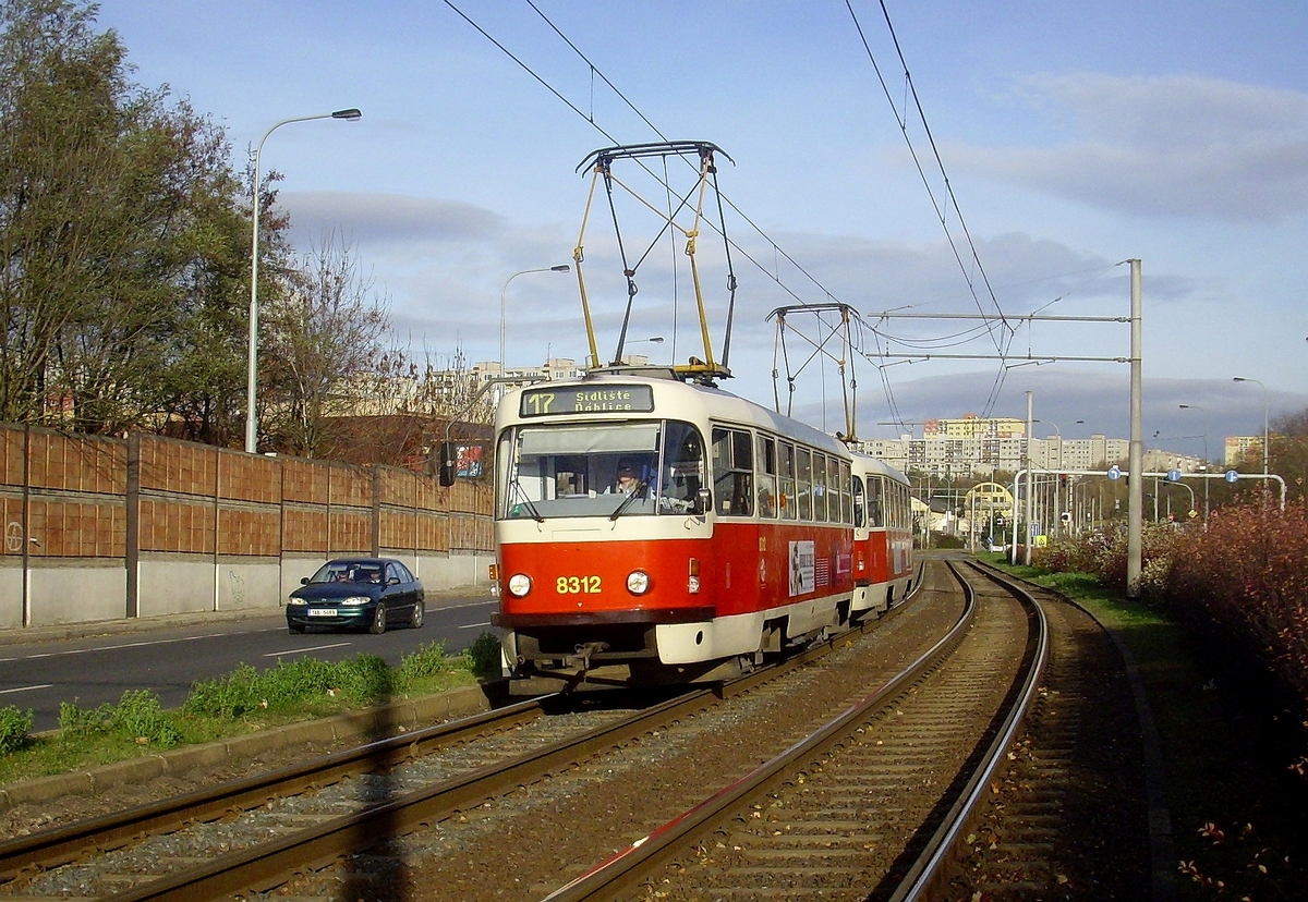 Прага, Tatra T3R.P № 8312