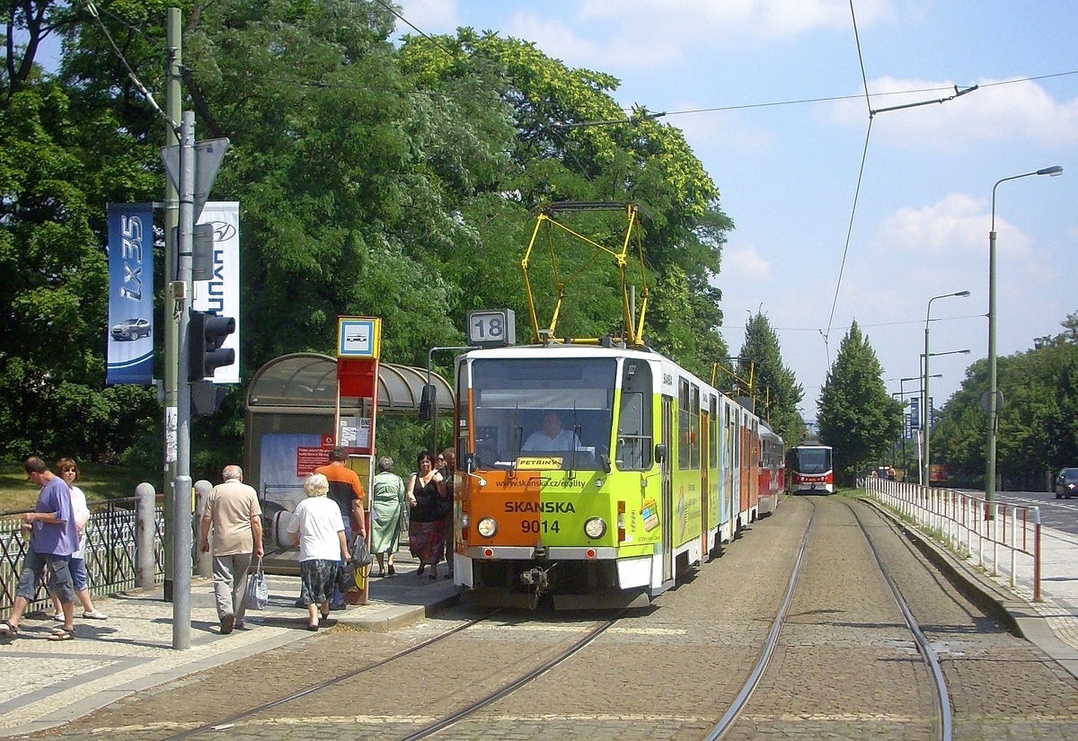 Прага, Tatra KT8D5 № 9014
