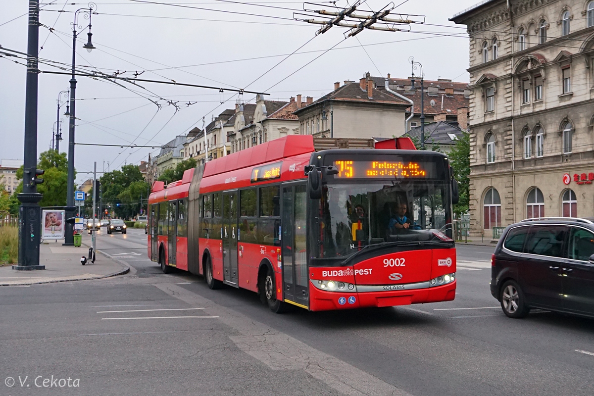 Будапешт, Solaris Trollino III 18 Škoda № 9002 Будапешт, Solaris Trollino III 18 Škoda № 9002