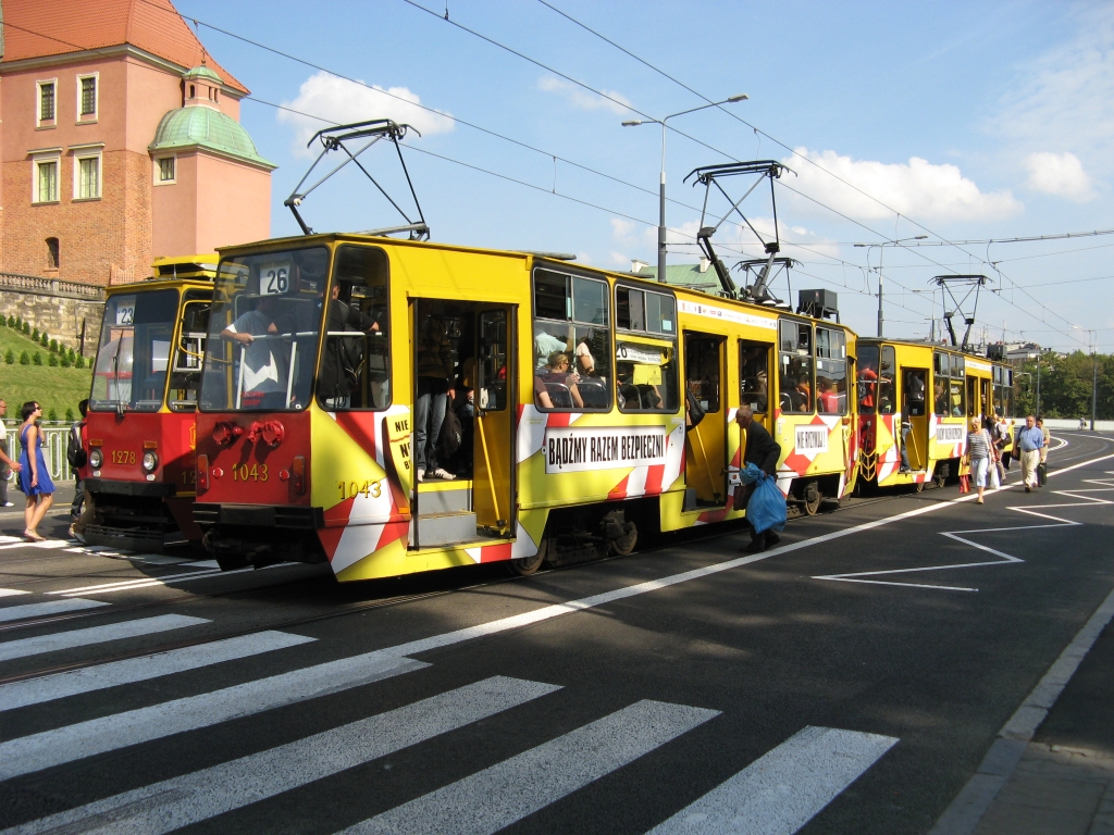 Варшава, Konstal 105Na № 1043