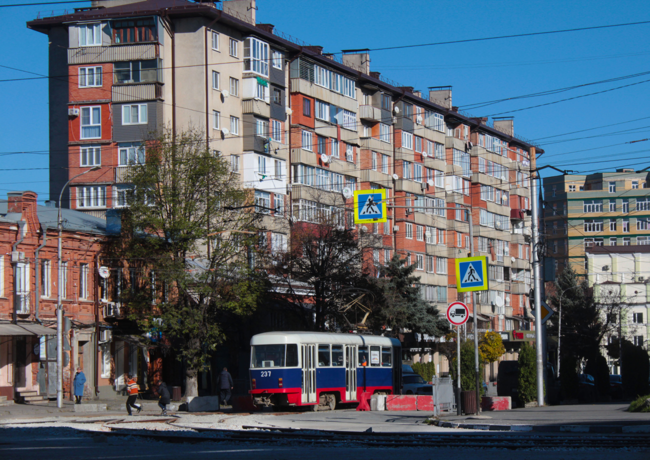 Vladikavkaz, Tatra T4DM № 237; Vladikavkaz — Construction, repair and reconstruction of tram lines