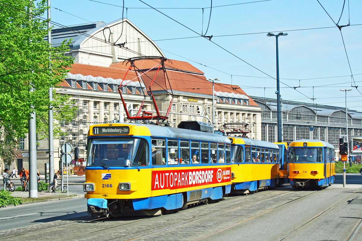 Leipzig, Tatra T4D-M1 № 2166