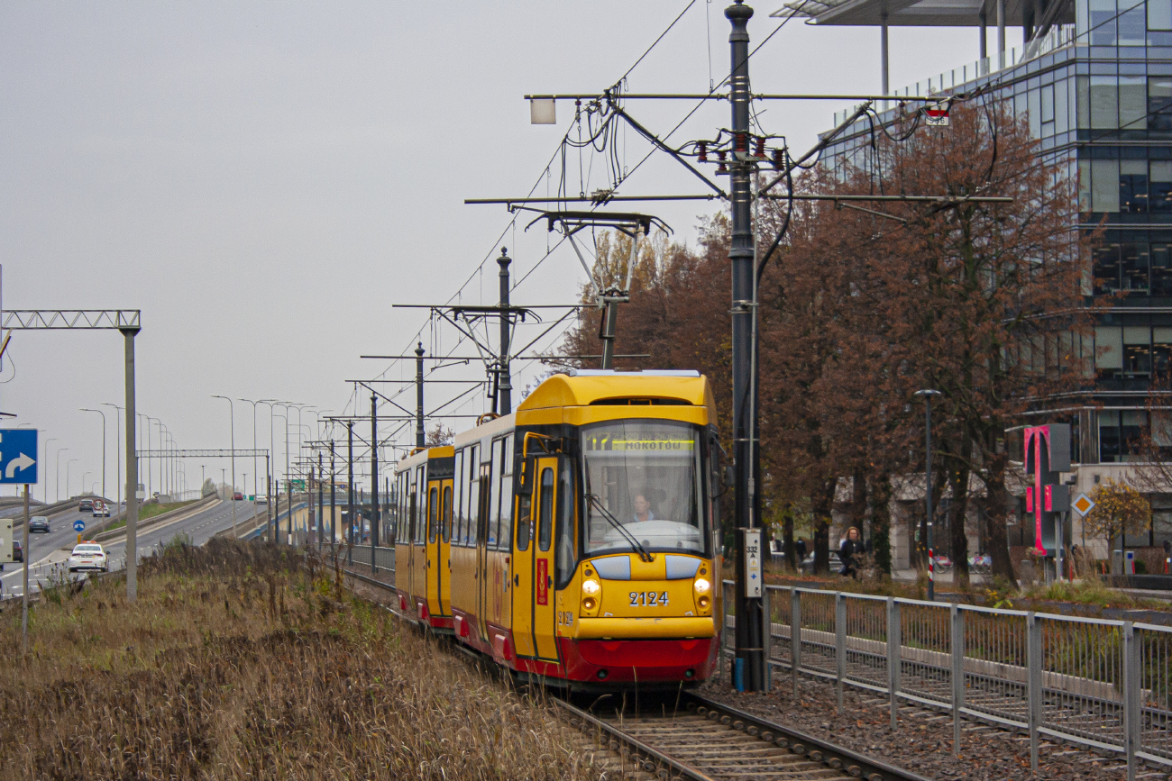 Варшава, Konstal 105N2k/2000 № 2124