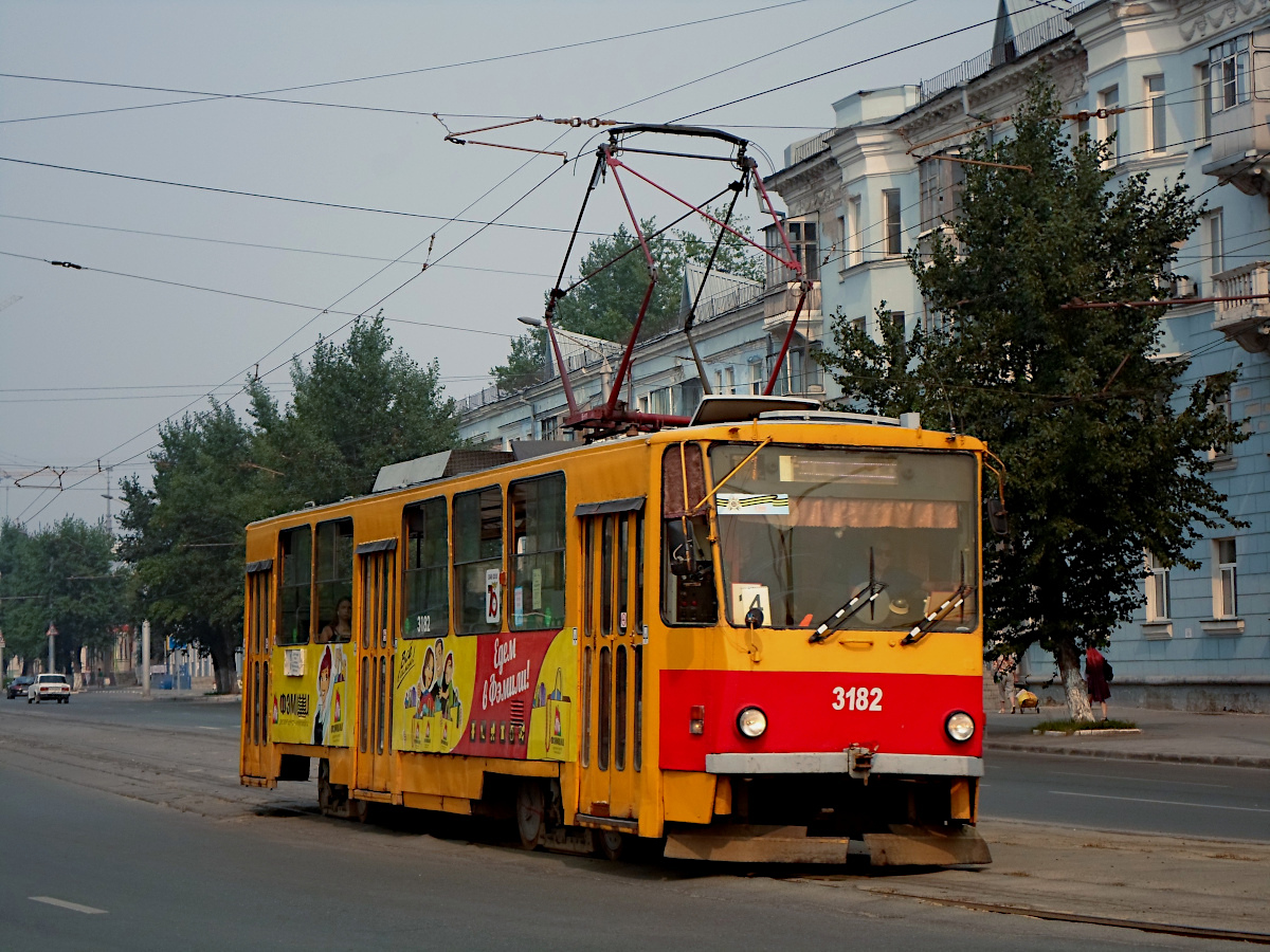 Барнаул, Tatra T6B5SU № 3182