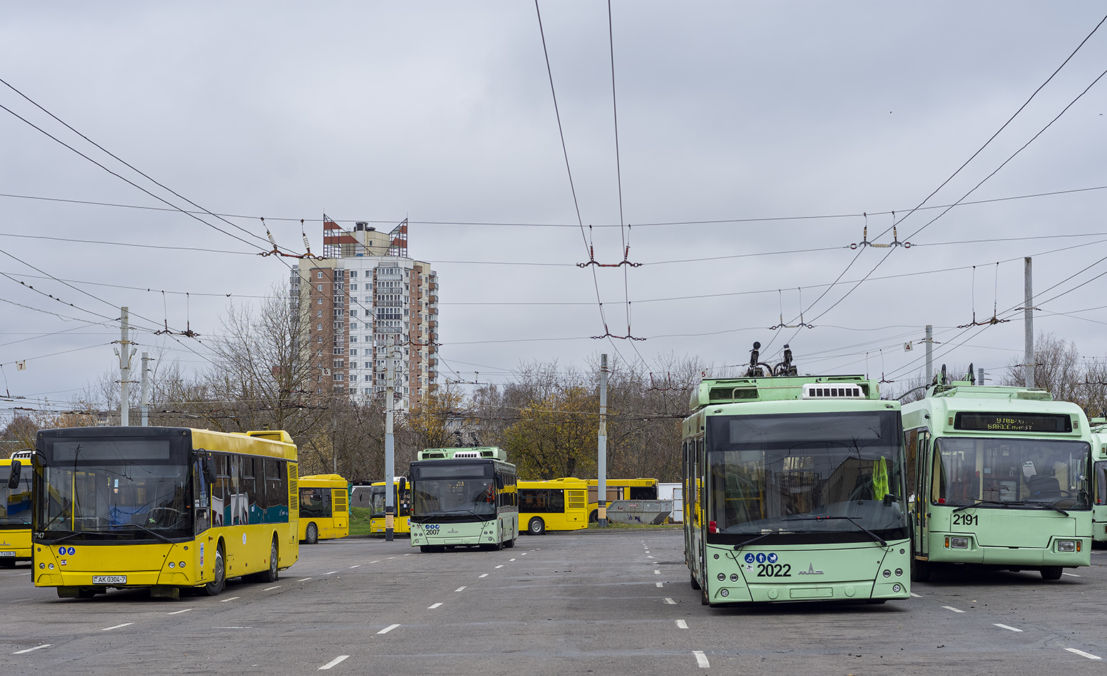 Минск, МАЗ-203Т70 № 2022; Минск, БКМ 321 № 2191