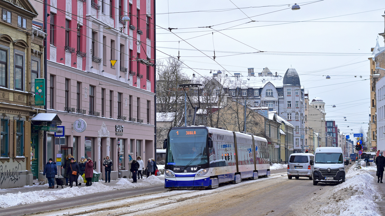 Рига, Škoda 15T ForCity Alfa Riga № 57191