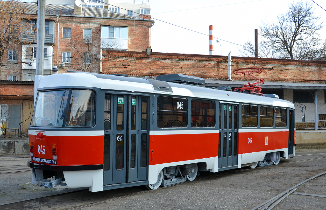 Краснодар, Tatra T3SU КВР ТМЗ № 045
