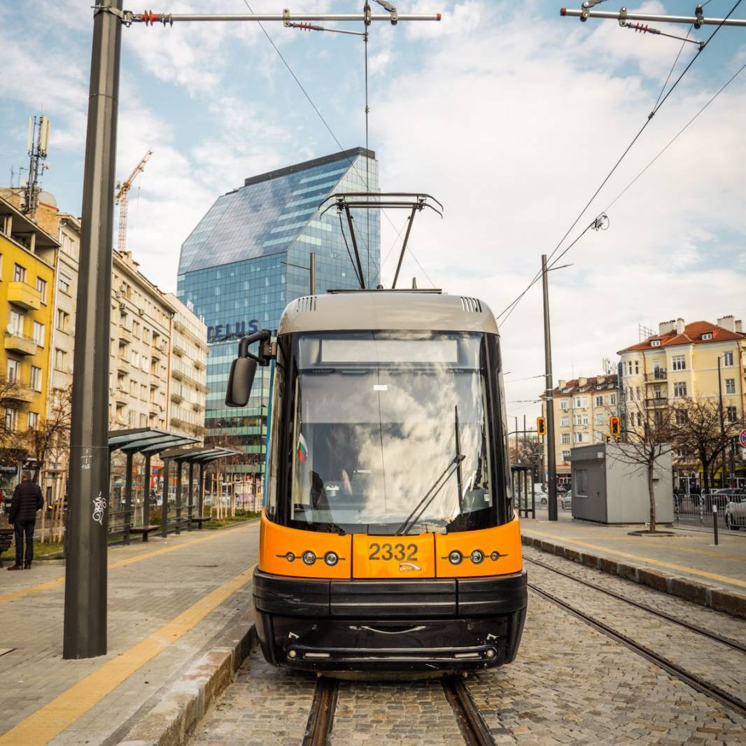 София, PESA Swing 122NaSF2 № 2332; София — Запуск трамвайного пути на линии №5, после капитального ремонта на участке Здание суда — район Бакстон — 12.08.2022 София, PESA Swing 122NaSF2 № 2332; София — Запуск трамвайного пути на линии №5, после капитального ремонта на участке Здание суда — район Бакстон — 12.08.2022