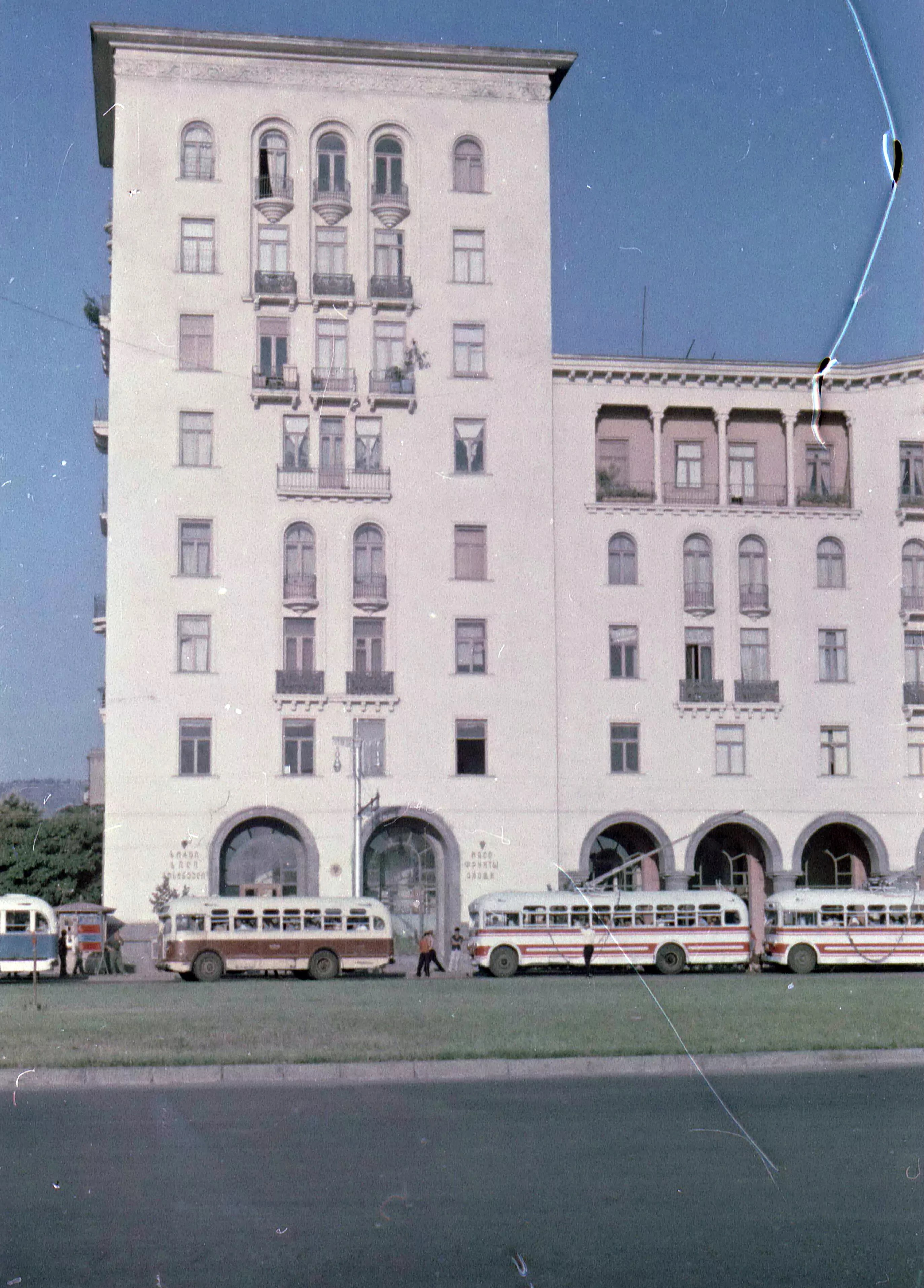 Tiflis — Old photos and postcards — trolleybus