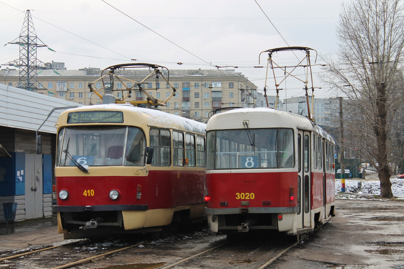 Харьков, Tatra T3SUCS № 410; Харьков, Tatra T3SUCS № 3020