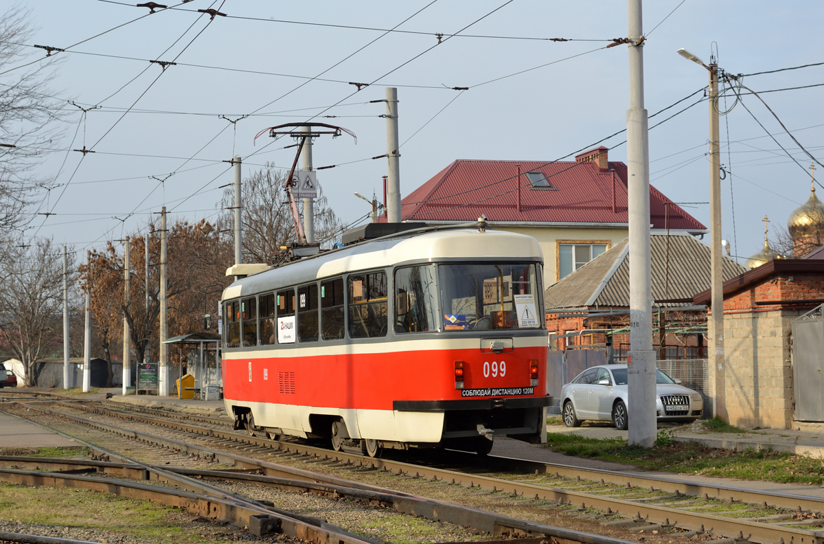 Краснодар, Tatra T3SU КВР ТМЗ № 099