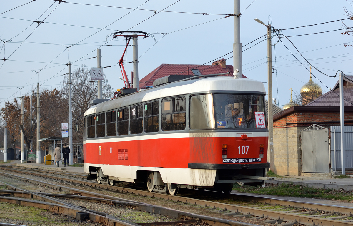 Краснодар, Tatra T3SU КВР ТМЗ № 107