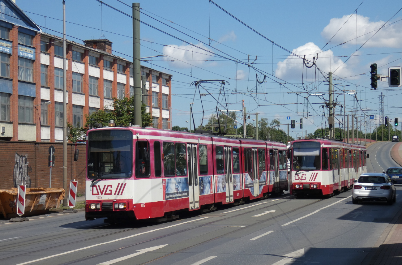 Дуйсбург, Duewag GT10NC-DU № 1025 Дуйсбург, Duewag GT10NC-DU № 1025