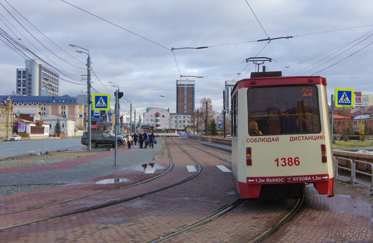 Челябинск, 71-605* мод. Челябинск № 1386