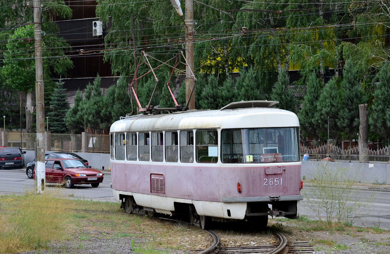 Волгоград, Tatra T3SU (двухдверная) № 2651