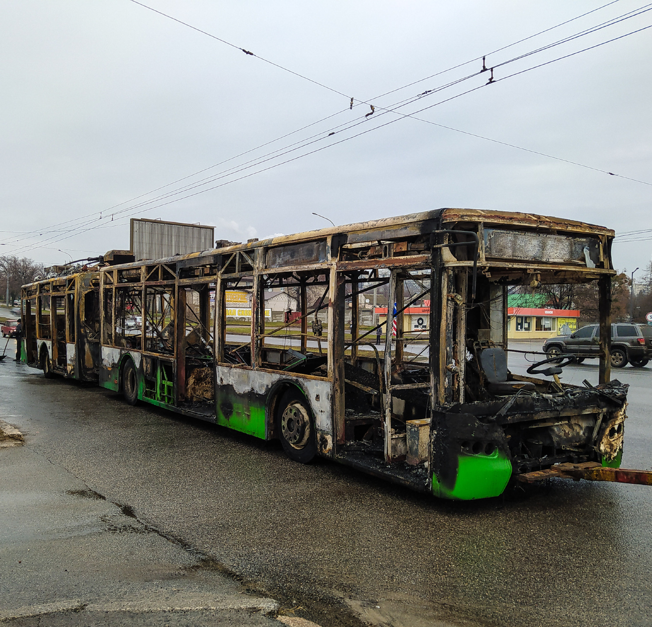 Харьков, ЛАЗ E301D1 № 3215; Харьков — Происшествия