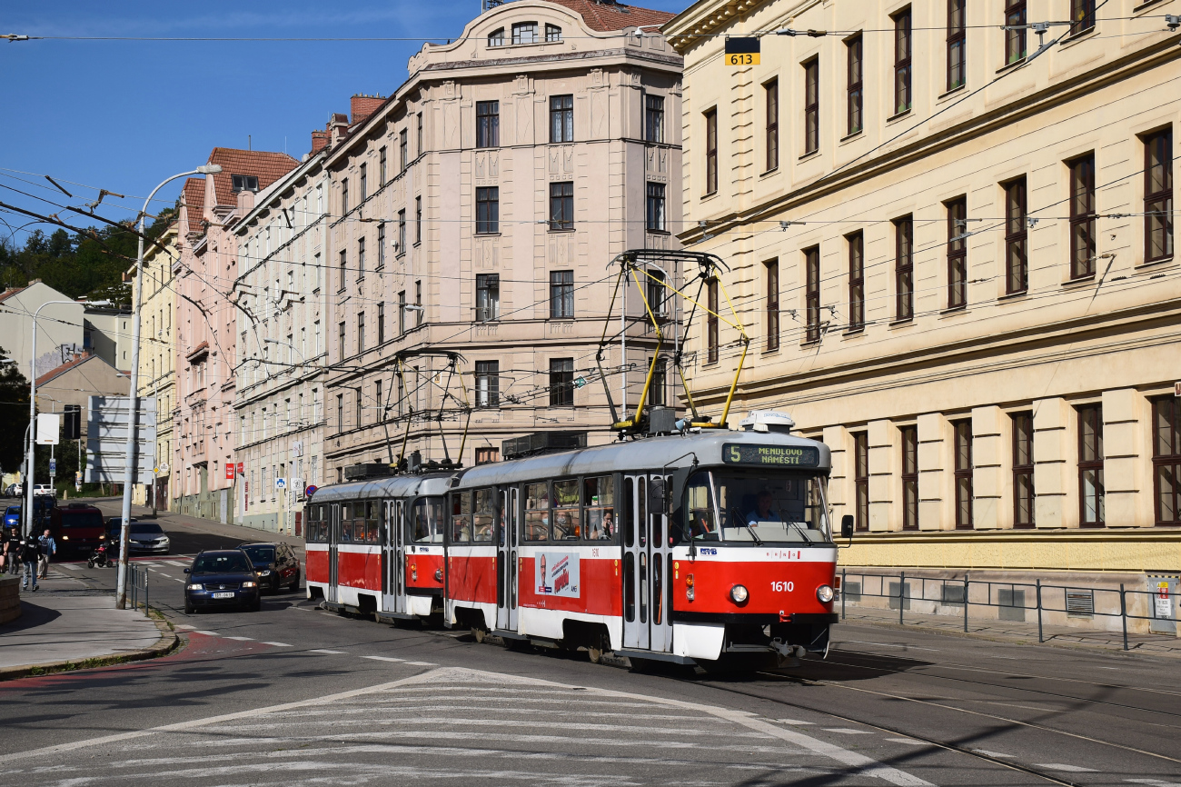 Брно, Tatra T3G № 1610