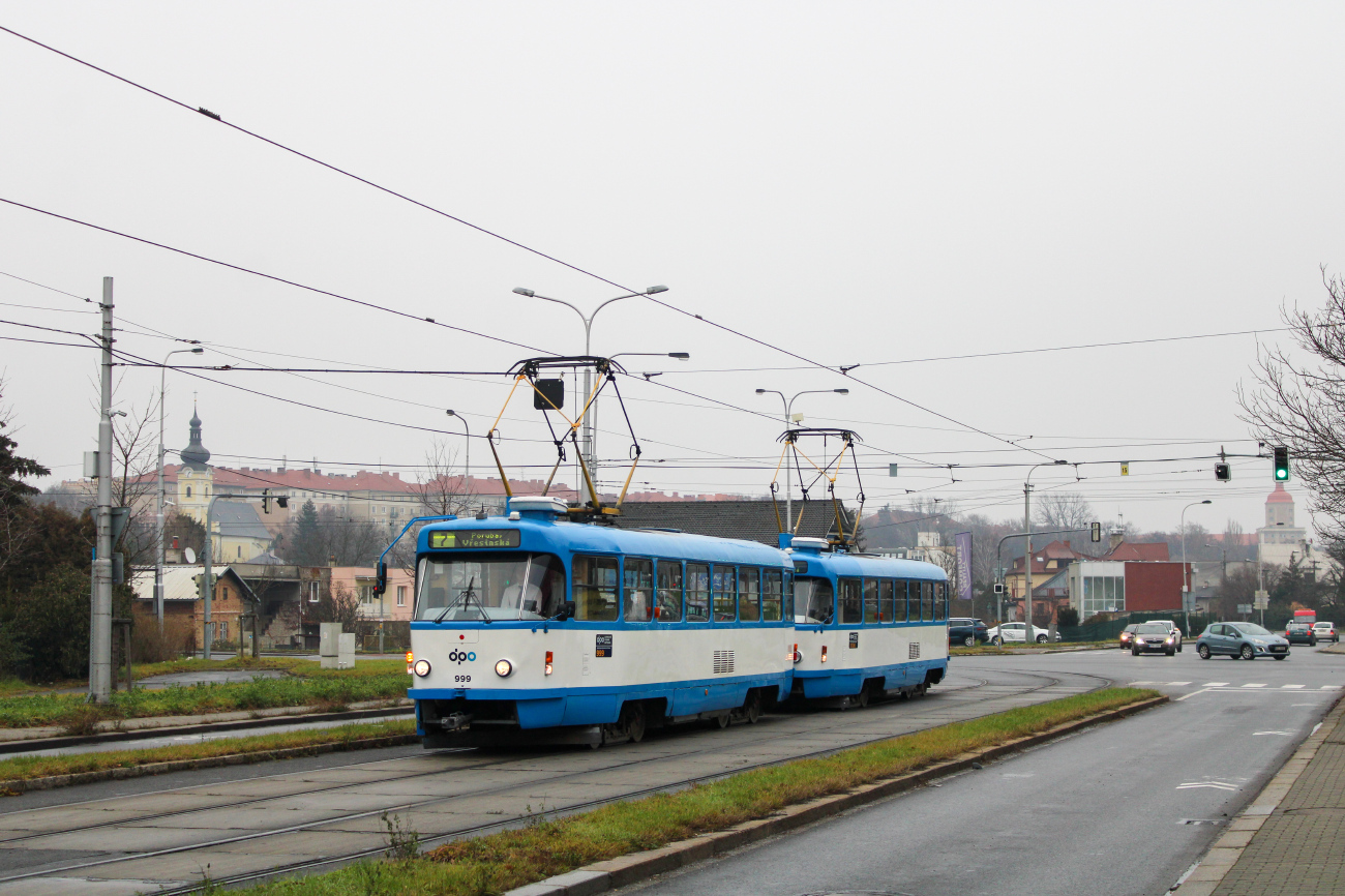 Ostrava, Tatra T3SUCS # 999; Ostrava, Tatra T3SUCS # 1006