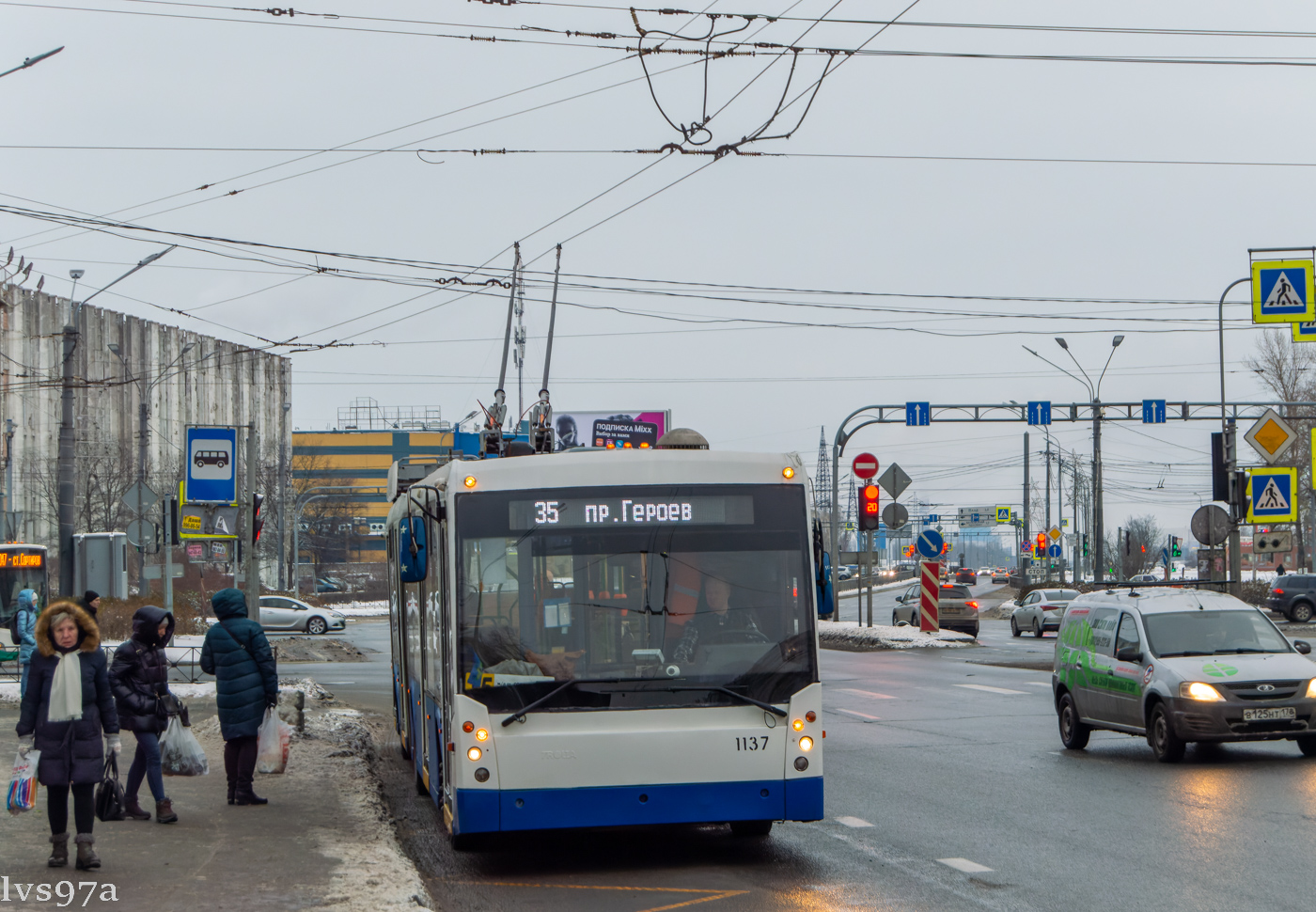 Санкт-Петербург, Тролза-6206.01 «Мегаполис» № 1137