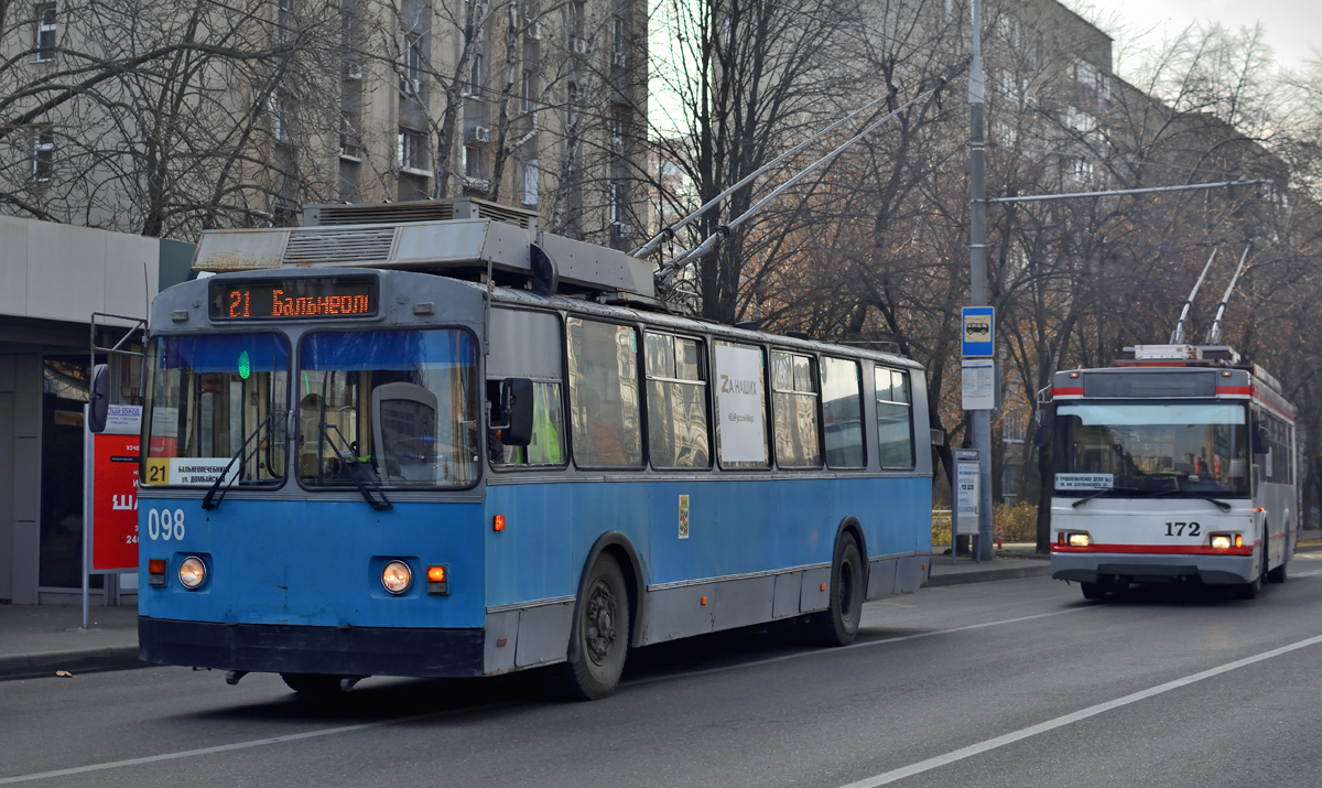 Краснодар, ЗиУ-682Г [Г00] № 098; Краснодар, Тролза-5275.07 «Оптима» № 172