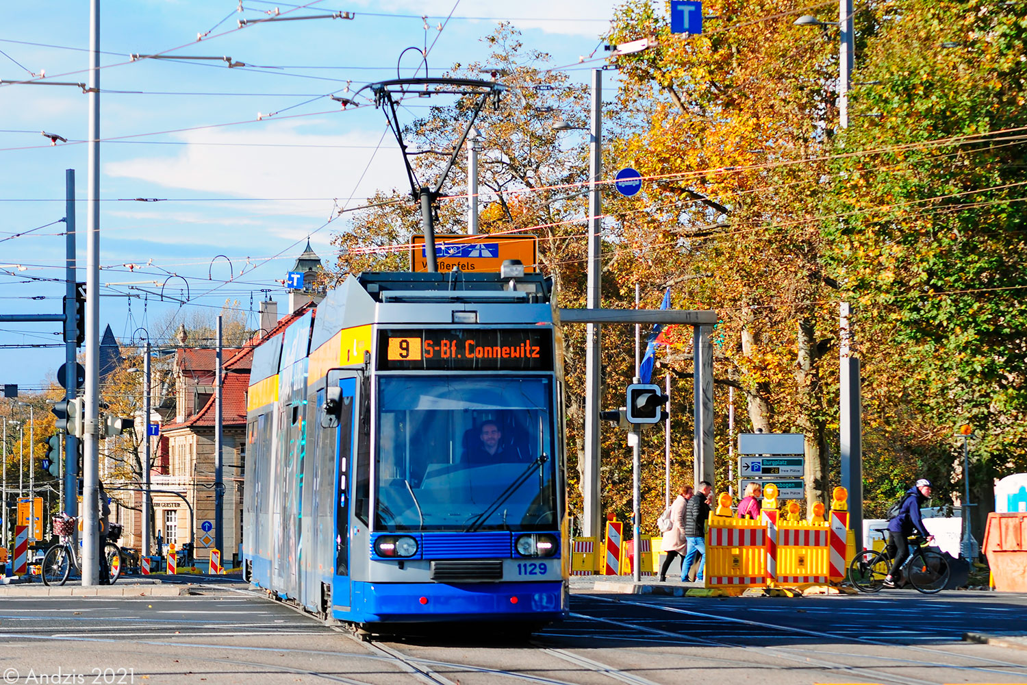Лейпциг, DWA NGT8 № 1129
