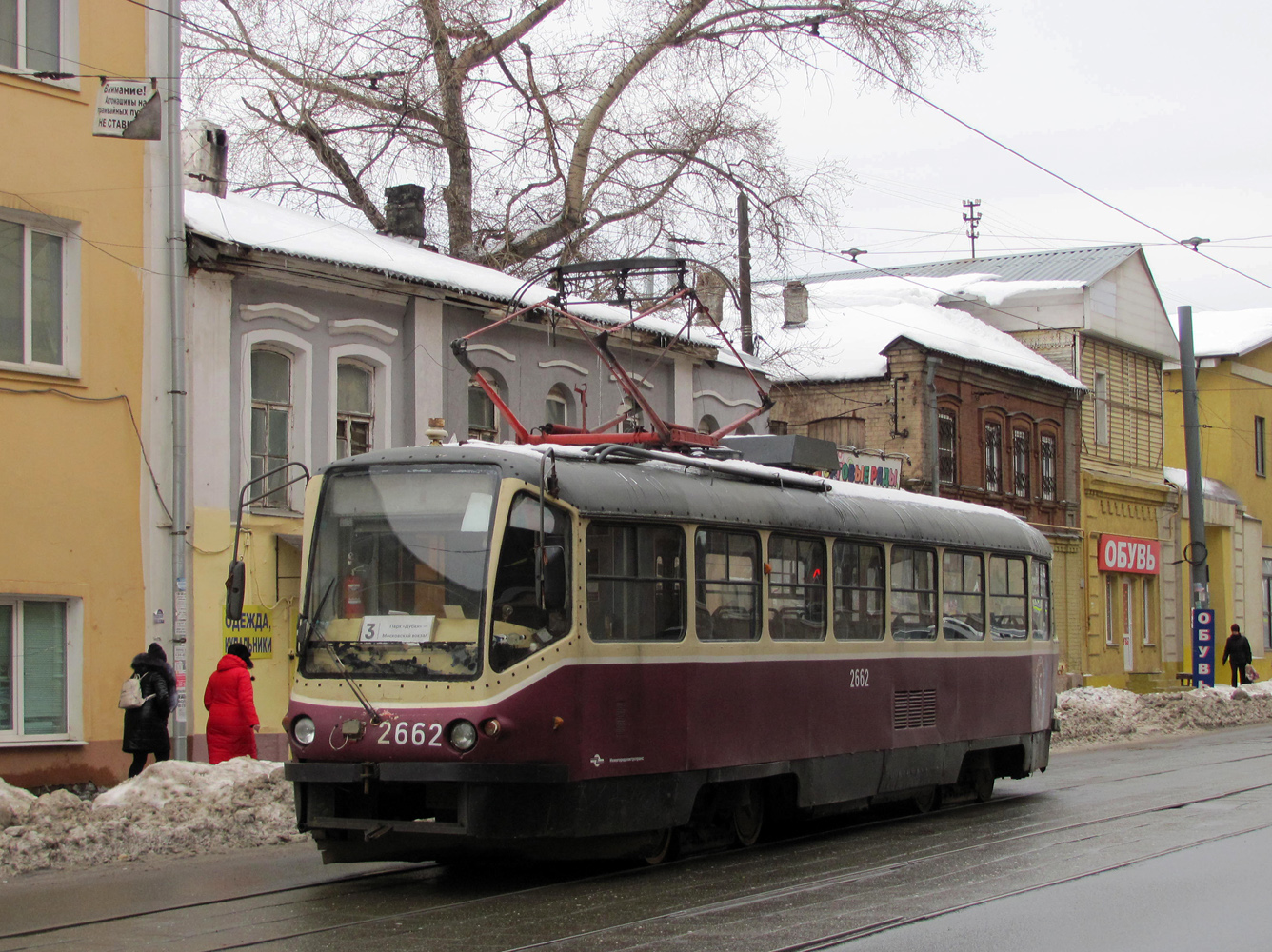 Nizhny Novgorod, Tatra T3SU GOH TRZ # 2662