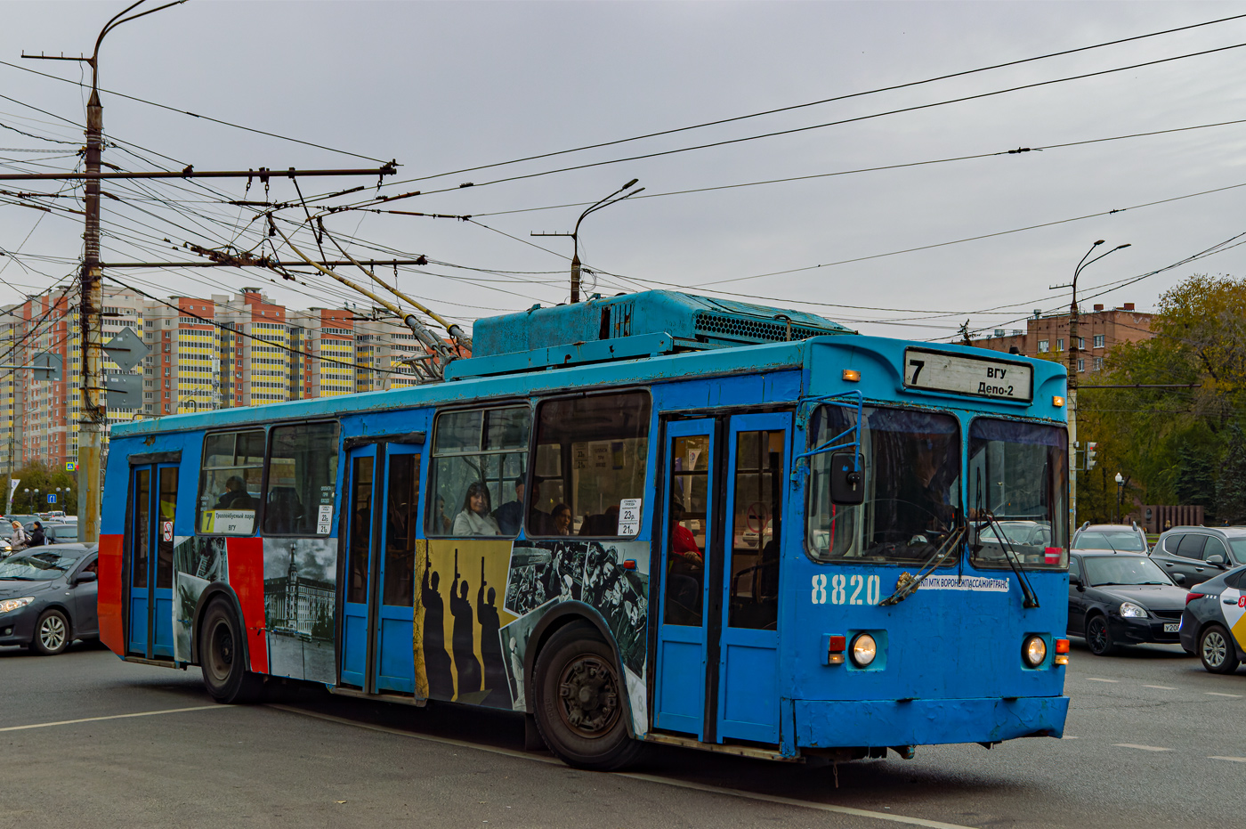 Воронеж, ЗиУ-682ГМ1 (с широкой передней дверью) № 8820