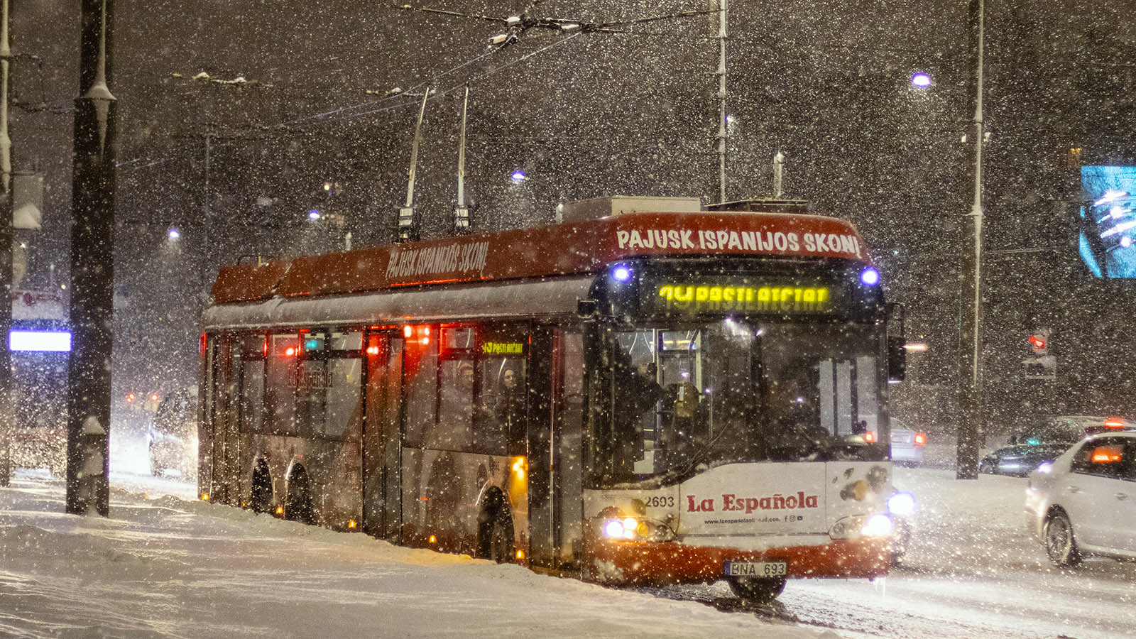 Вильнюс, Solaris Trollino II 15 AC № 2693