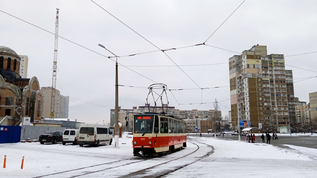 Kiev, Tatra T6A5 N°. 315