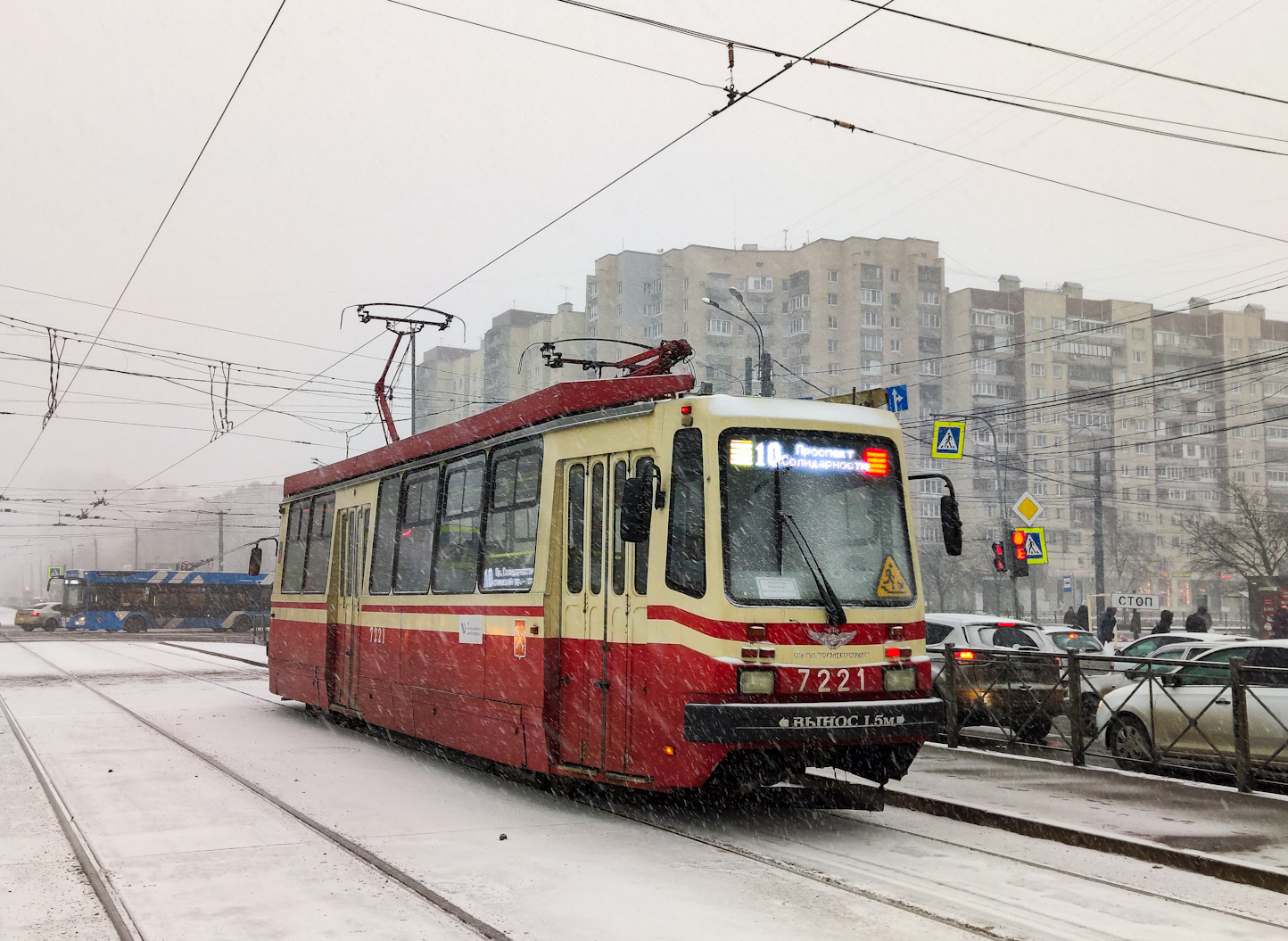 Санкт-Петербург, ТС-77 № 7221 Санкт-Петербург, ТС-77 № 7221