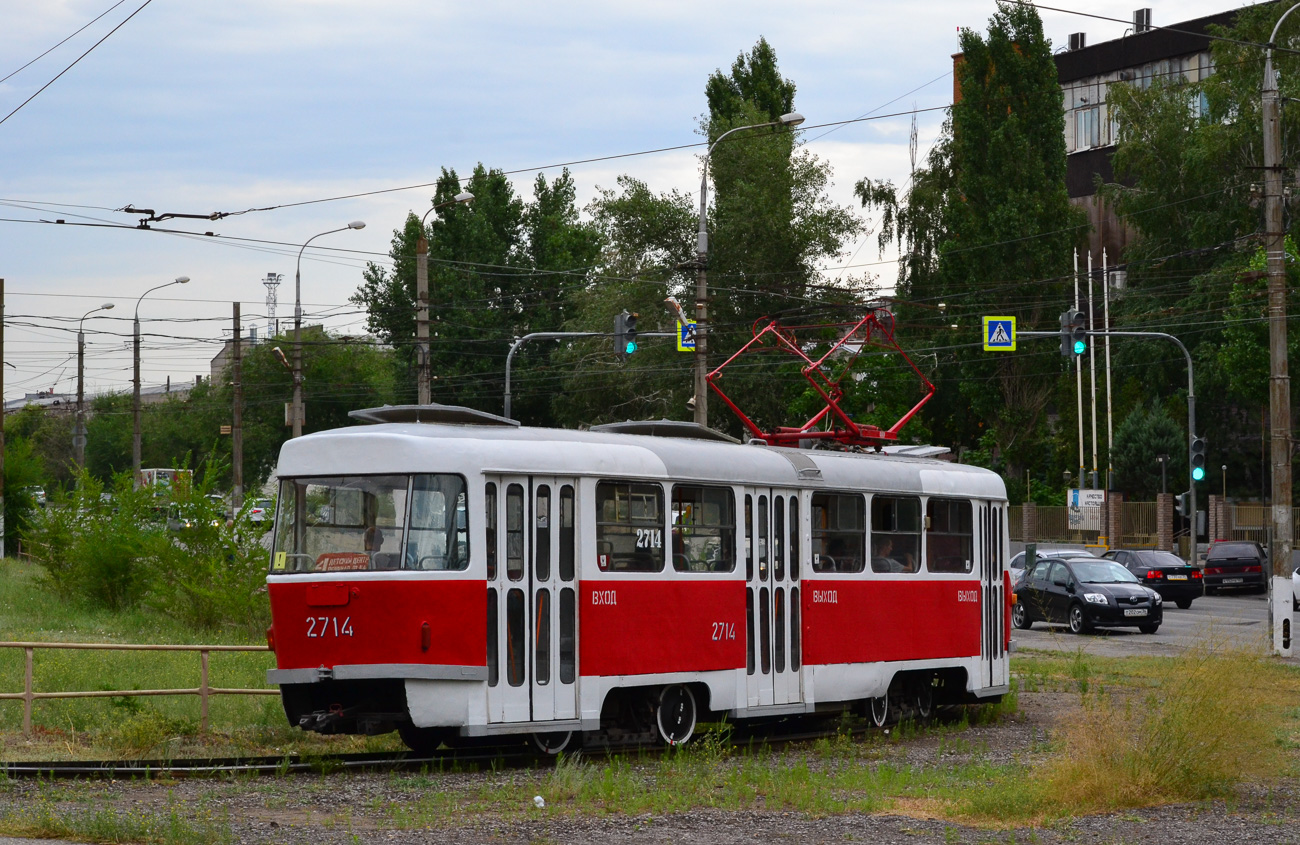 Волгоград, Tatra T3SU № 2714