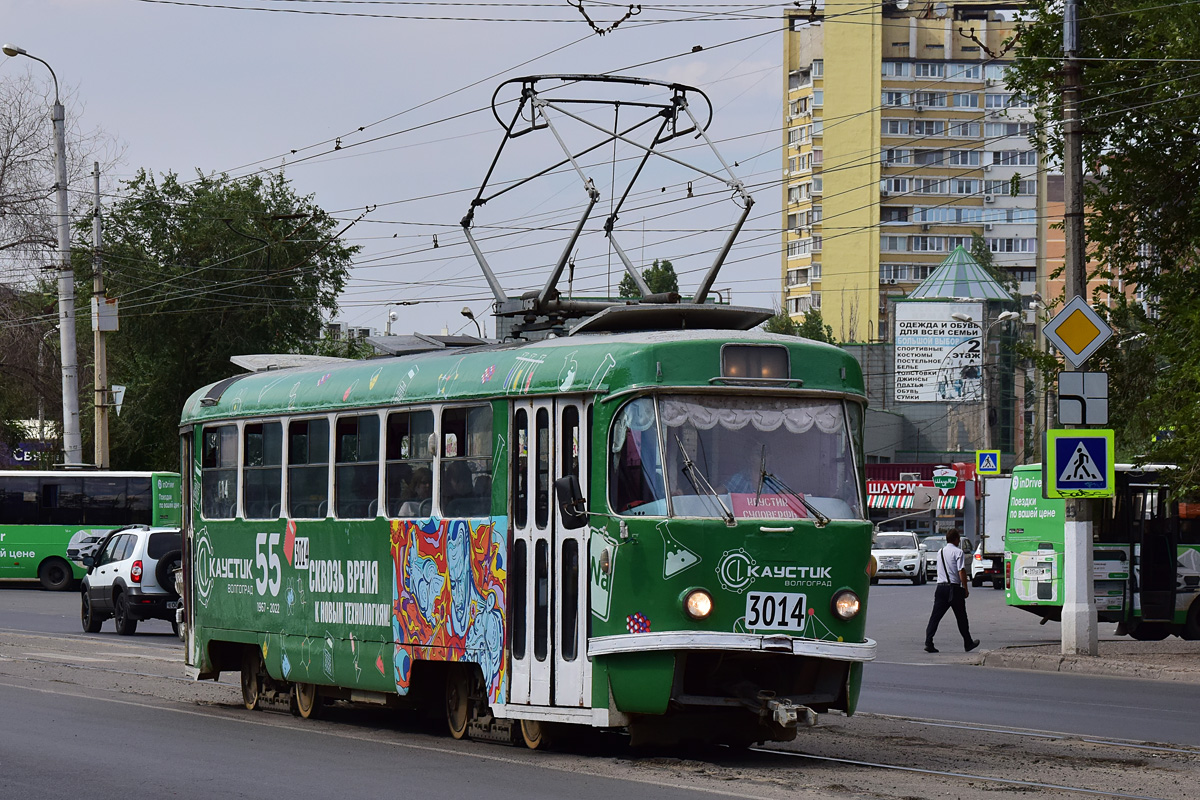 Wolgograd, Tatra T3SU (2-door) Nr. 3014