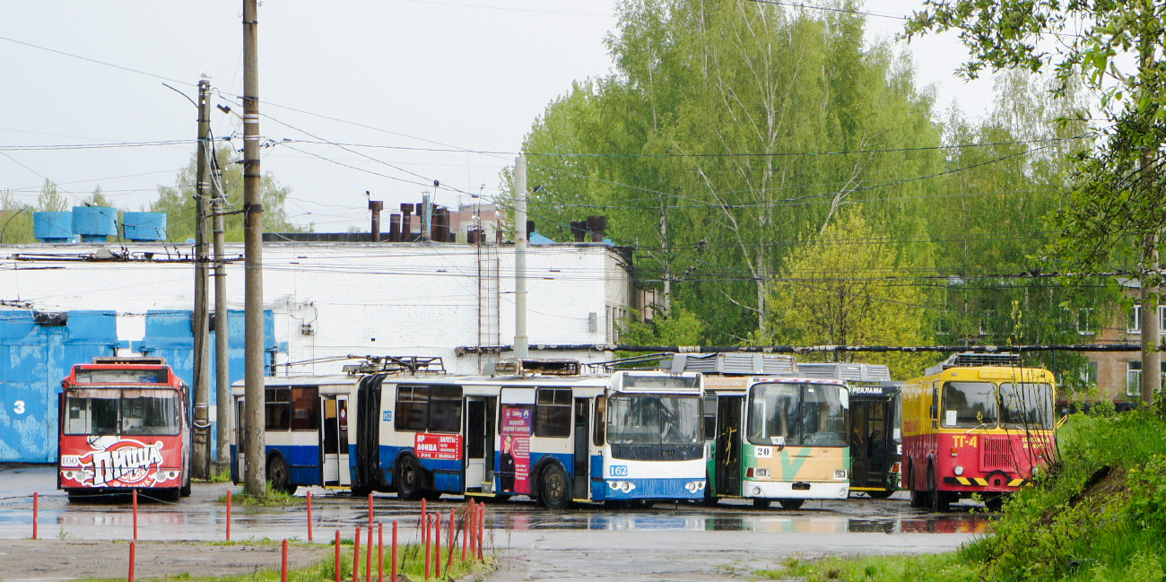 Ярославль, Тролза-62052.01 [62052Б] № 160; Ярославль, Тролза-62052.01 [62052Б] № 162