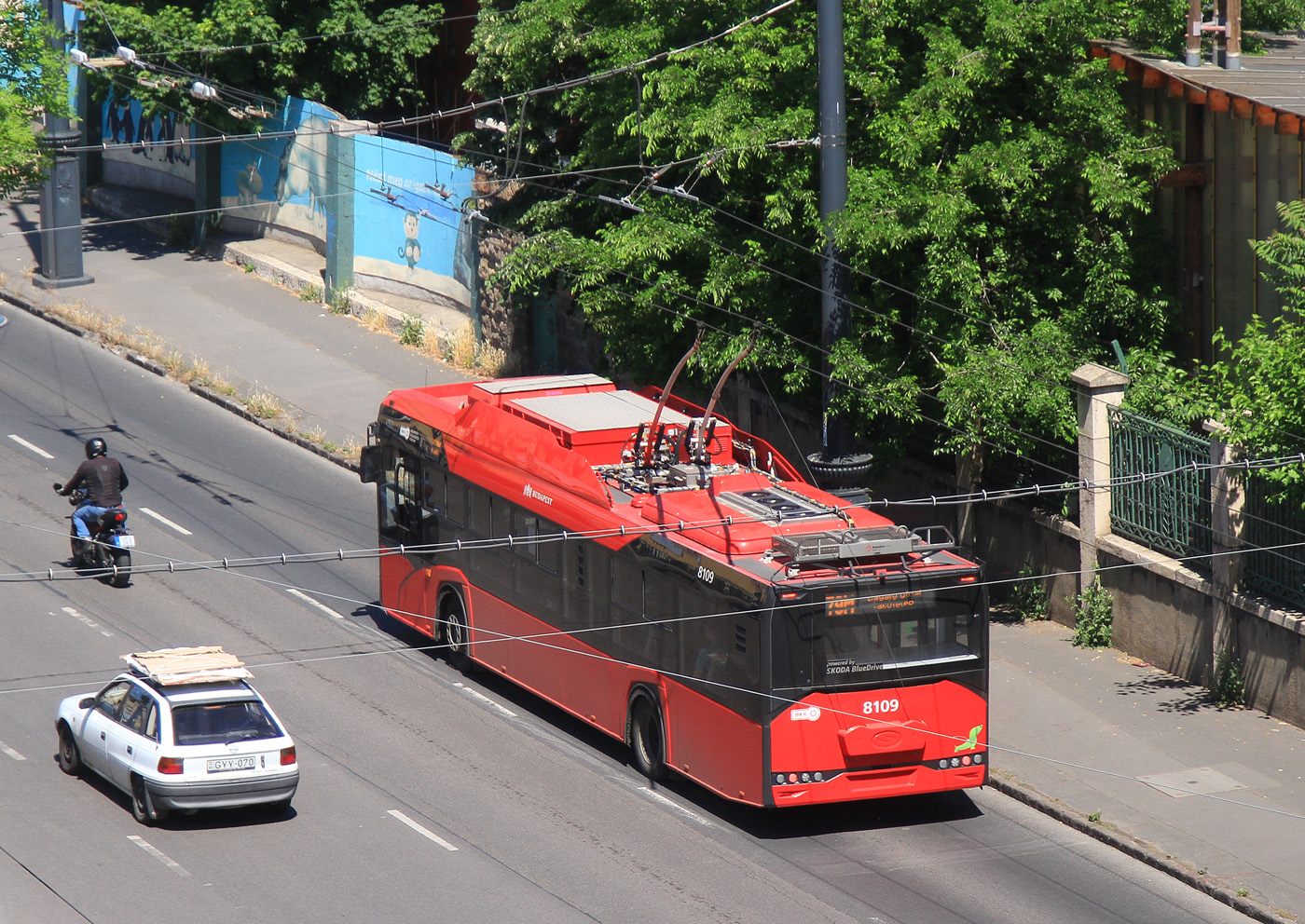 Будапешт, Solaris Trollino IV 12 Škoda № 8109
