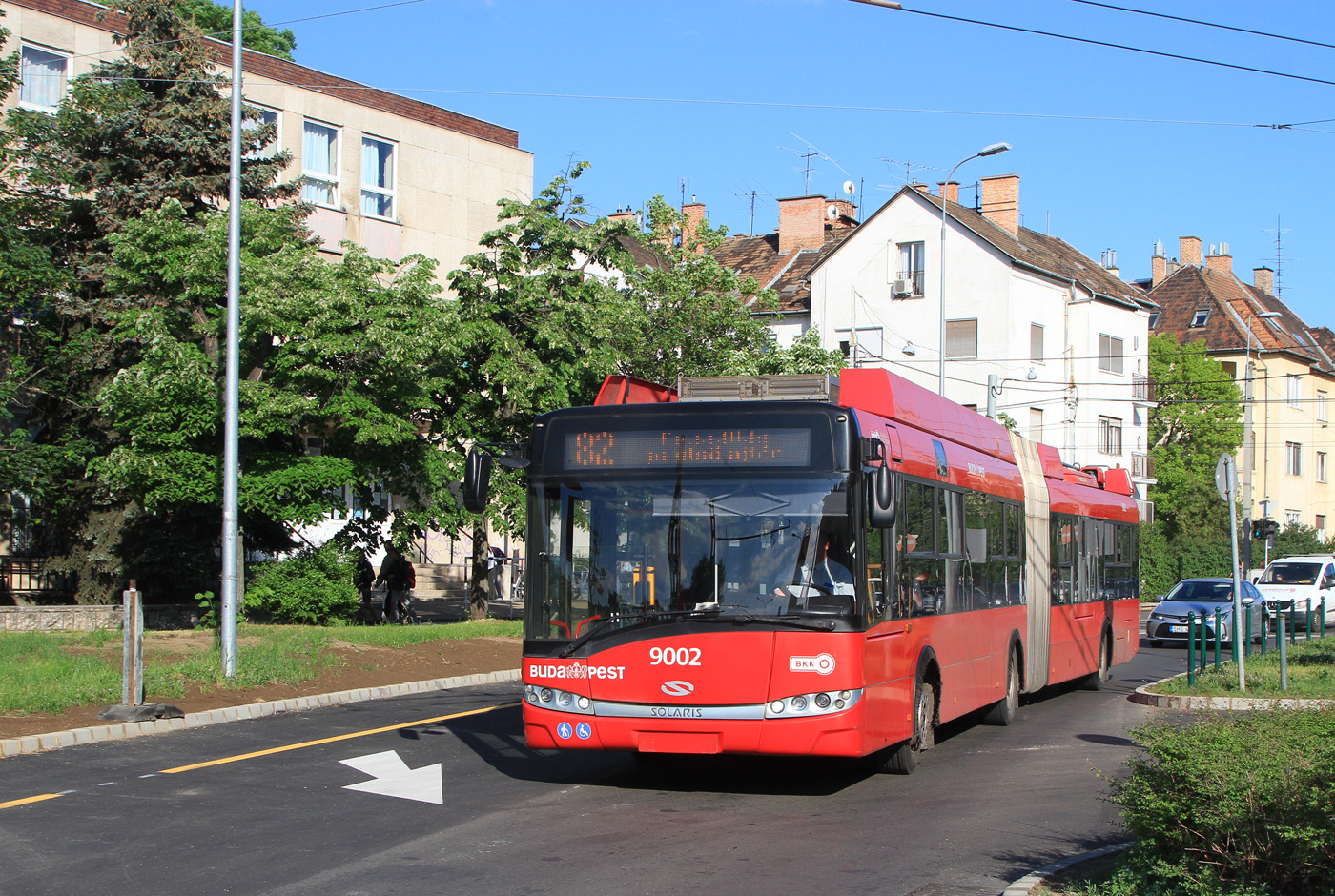 Будапешт, Solaris Trollino III 18 Škoda № 9002 Будапешт, Solaris Trollino III 18 Škoda № 9002