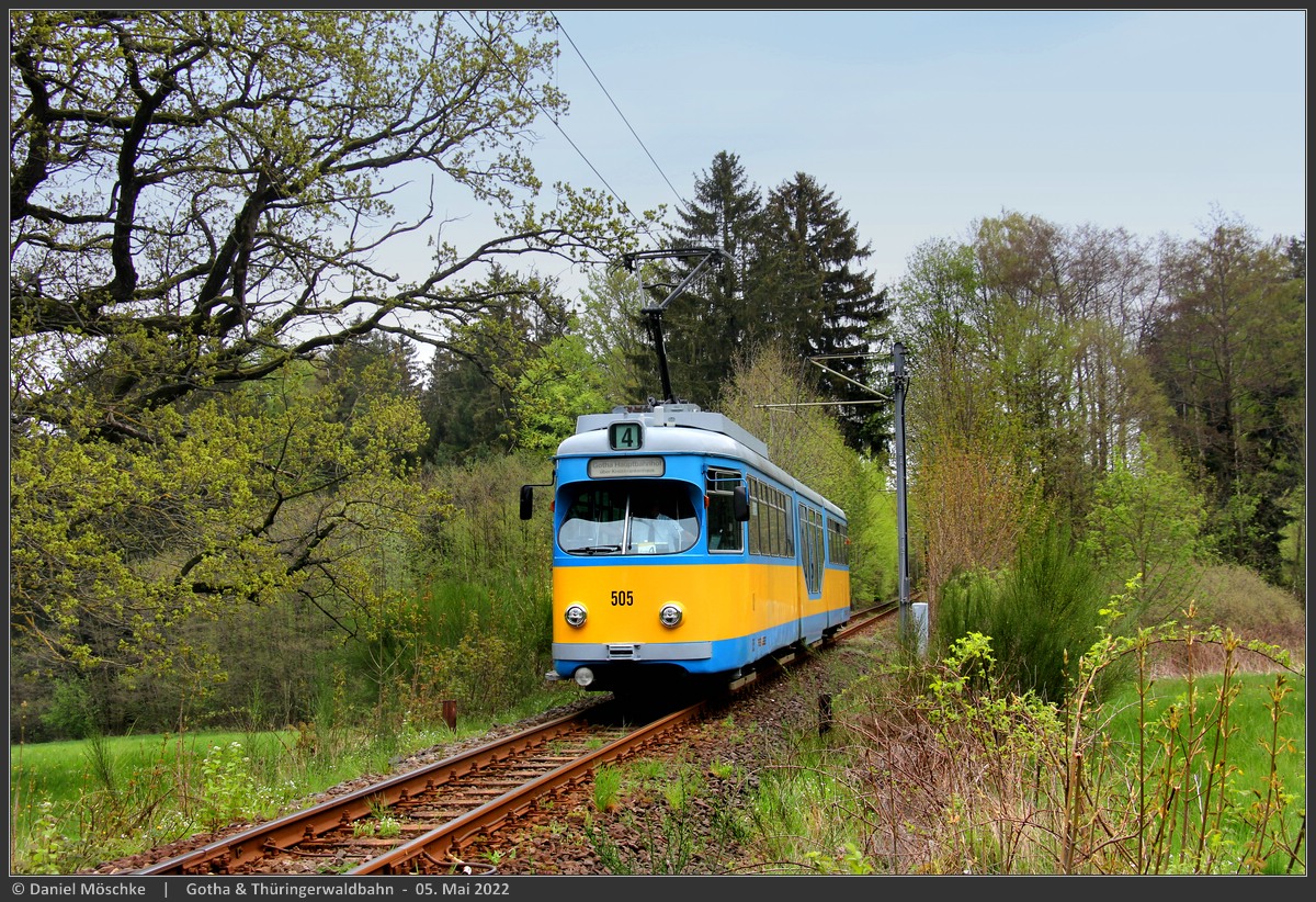 Гота, Duewag GT8NF № 505