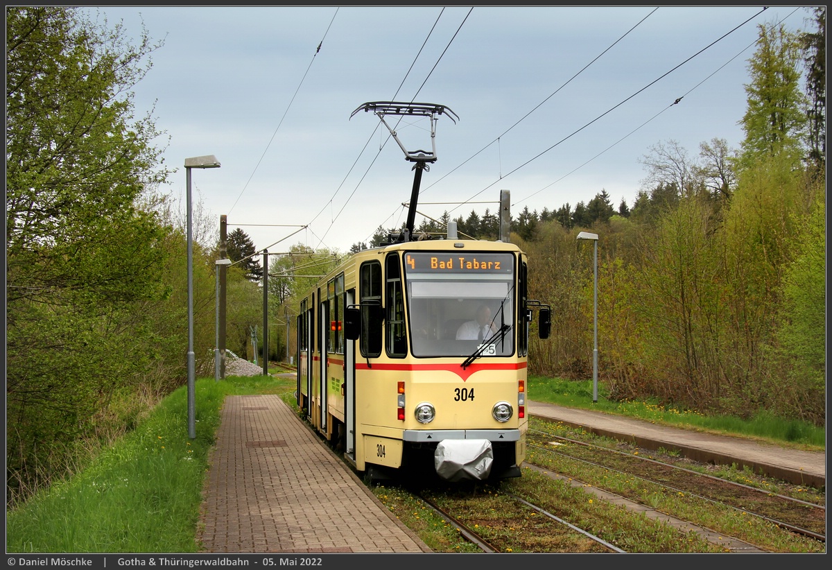 Гота, Tatra KT4DC № 304