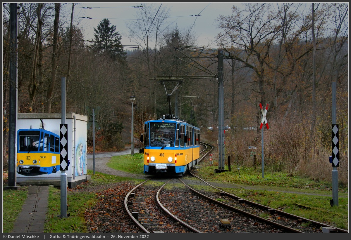Гота, Tatra KT4DC № 309