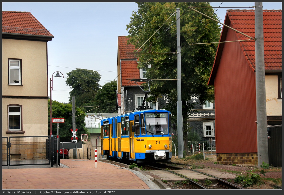 Гота, Tatra KT4DC № 314
