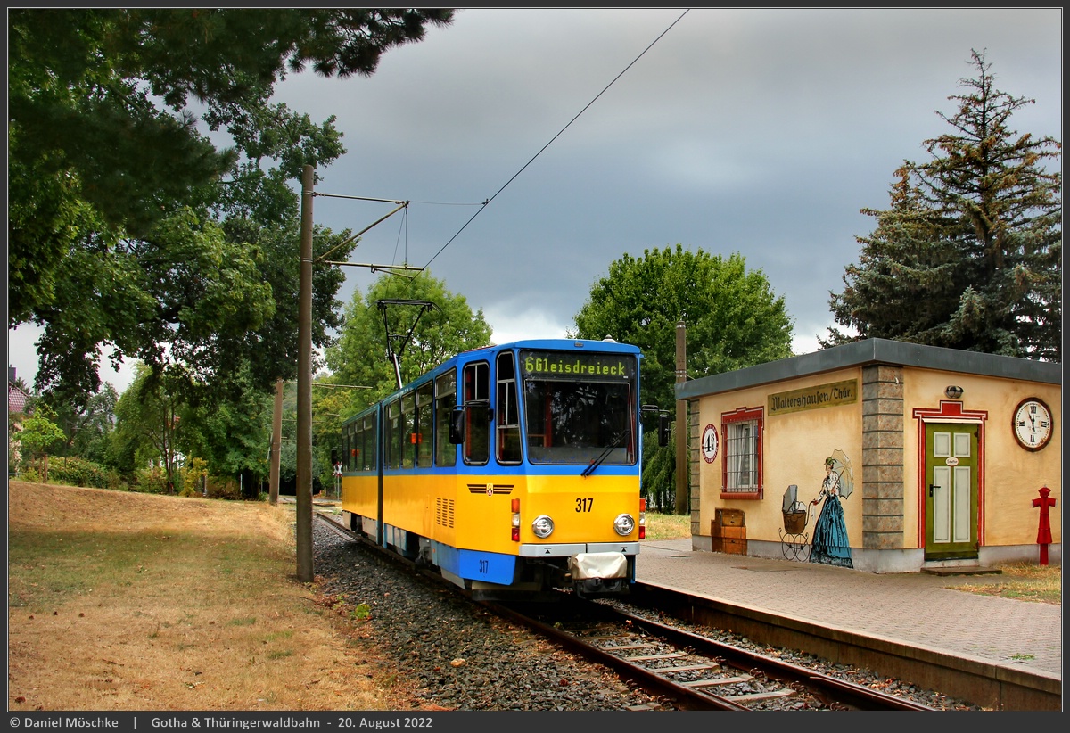 Гота, Tatra KT4DC-Z № 317