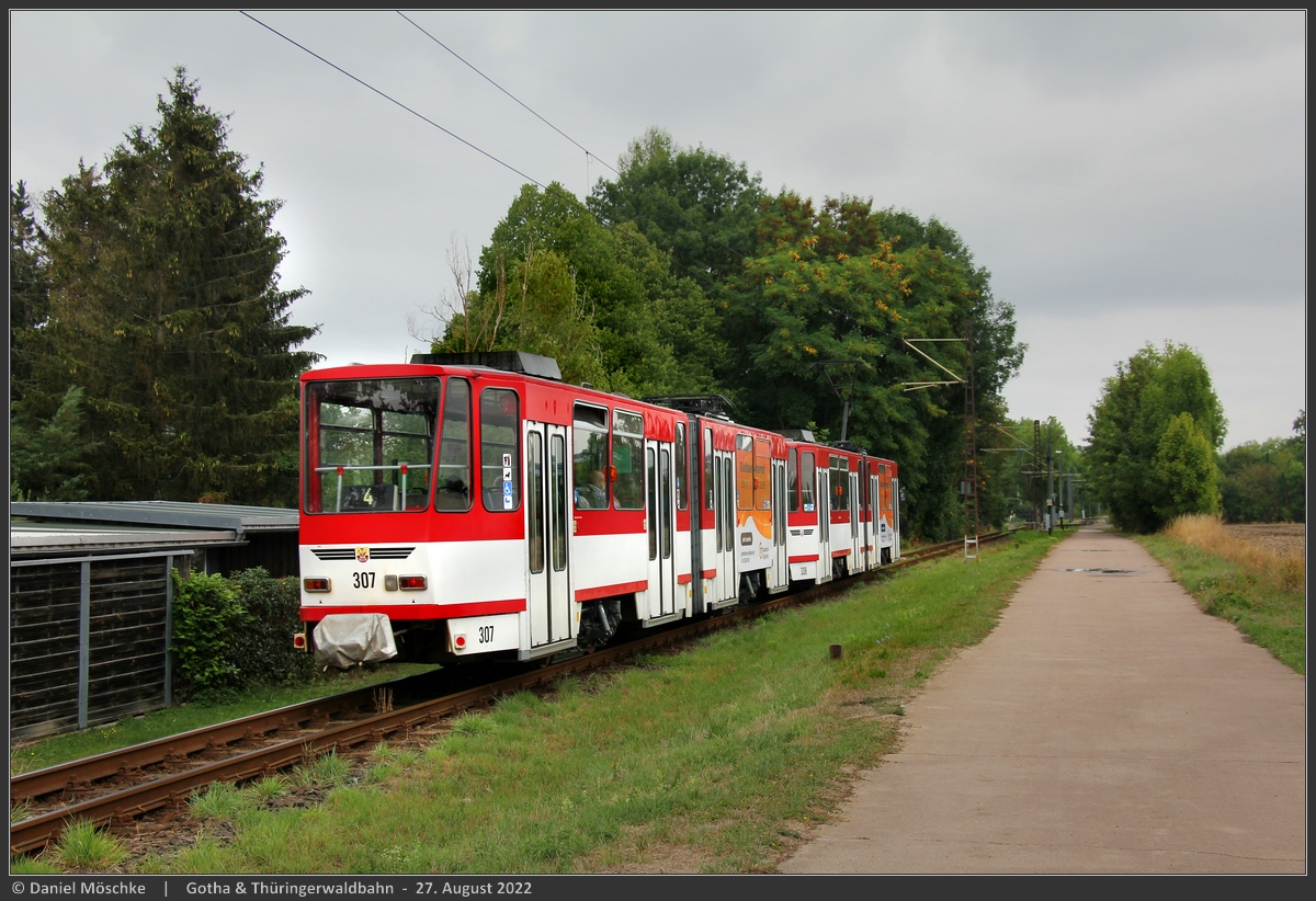 Гота, Tatra KT4D № 307