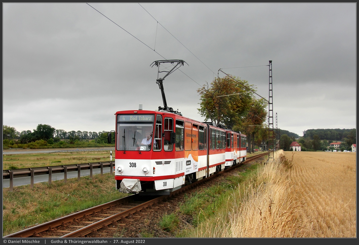 Гота, Tatra KT4D № 308