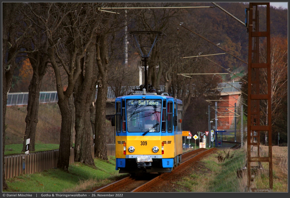 Гота, Tatra KT4DC № 309