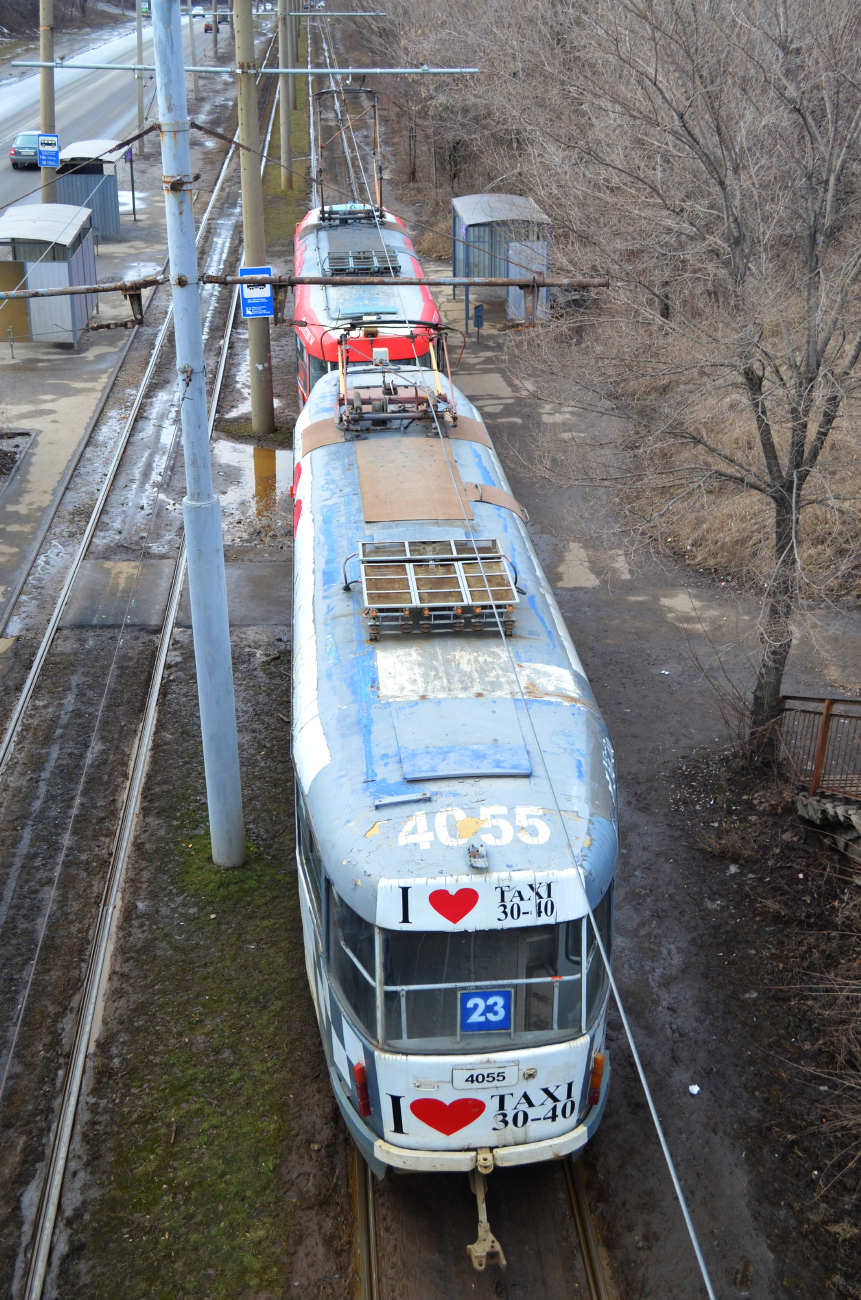 Харьков, Tatra T3A № 4055